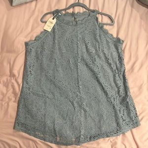 Lace tank top